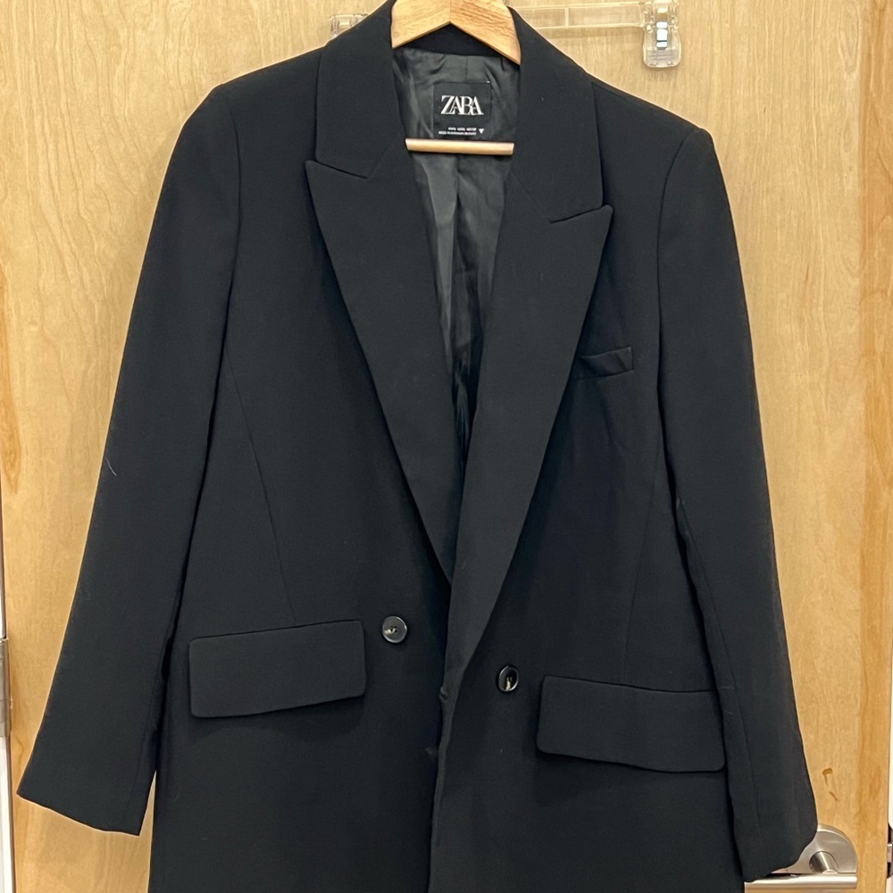 Zara Black Sport Coat Classic Blazer